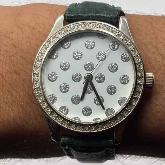 Silver Poke A Dot Men's Watch - Picture 1 of 5